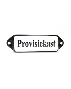 Naamplaatje Provisiekast "oor"