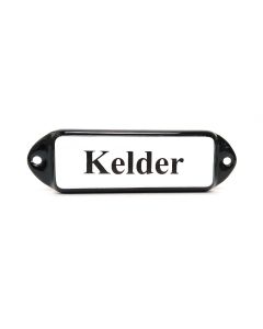Naamplaatje Kelder "oor"