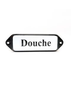 Naamplaatje Douche "oor"