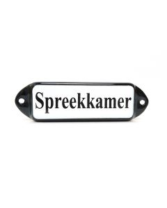 Naamplaatje Spreekkamer "oor"