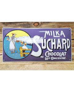 Milka Suchard au Lait emaille reclamebord
