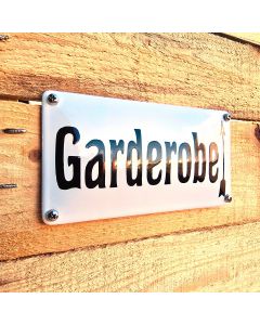 Garderobe "pijl naar boven"