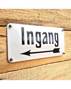 Ingang "pijl naar links"