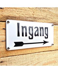 Ingang "pijl naar rechts"