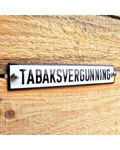 Horeca bord Tabaks vergunning