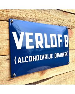 Horeca bord Verlof B