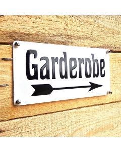 Garderobe "pijl naar rechts"