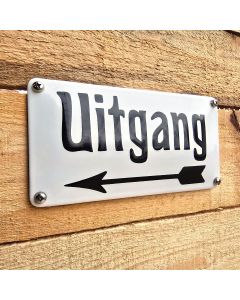 Uitgang "pijl naar links"