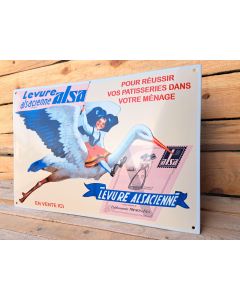 Reclamebord Levure Alsacienne Alsa