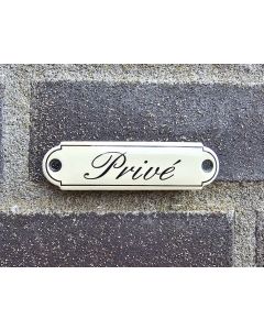 Deurbordje Privé Klassiek