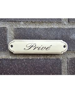 Naambordje Privé Klassiek