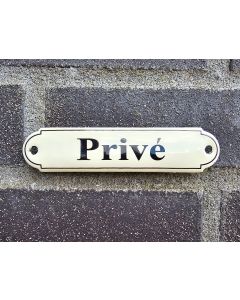 Naamplaatje Privé