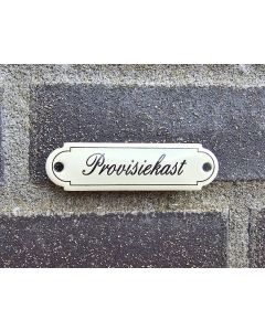 Deurbordje Provisiekast
