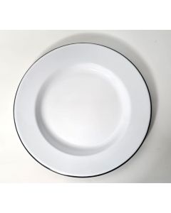 Servies emaille borden set van 6 stuks