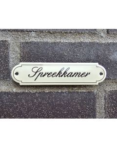 Naambordje Spreekkamer Klassiek