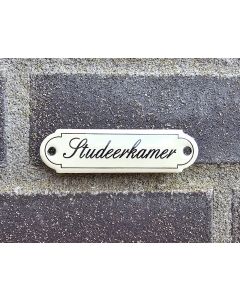 Deurbordje Studeerkamer Klassiek
