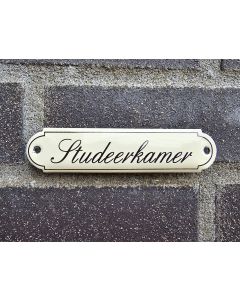 Naambordje Studeerkamer Klassiek
