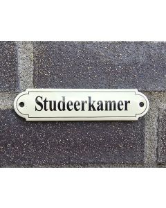 Naamplaatje Studeerkamer