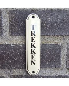 Naamplaatje Trekken