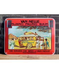 Emaille wandreclame VanNelle
