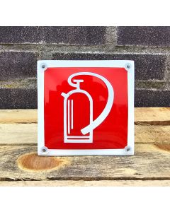 Veiligheids bord Brandblusser afbeelding