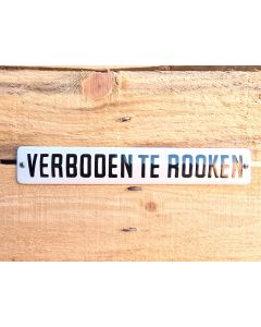 Verboden te rooken