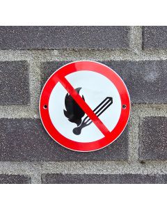 Vuur verbodsbord