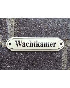 Naamplaatje Wachtkamer