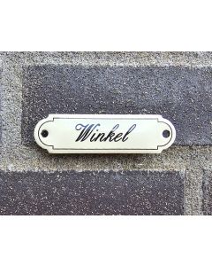 Deurbordje Winkel