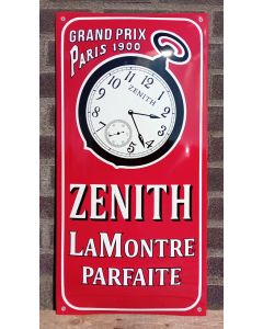 Emaille wandreclame Zenith
