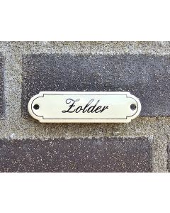 Deurbordje Zolder