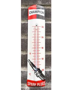Emaille thermometer Champion spark plugs