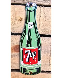 7UP fles reclamebord emaille