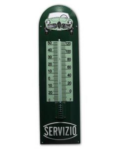 thermometer Servizio groen Alfa Romeo emaille