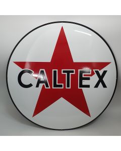 Caltex groot emaille
