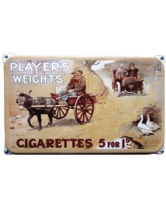 Emaille reclamebord Players