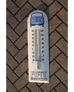 Fiat Servizio emaille thermometer