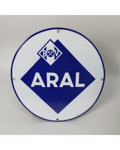 Aral vlak emaille bord