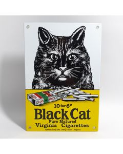 Emaille reclamebord Black Cat