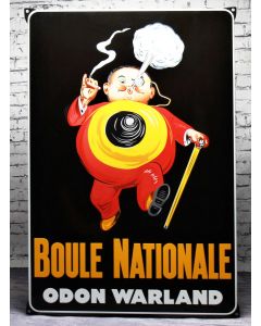 Emaille bord Boule Nationale