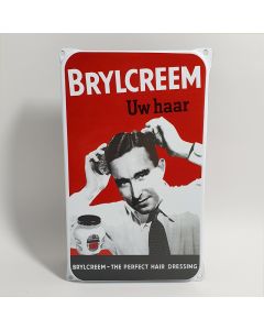 Emaille reclamebord Brylcreem