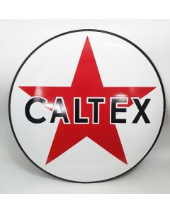 Caltex groot emaille