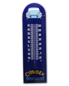Citroën "snoek" Specialist thermometer emaille