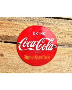 Emaille coca cola bord