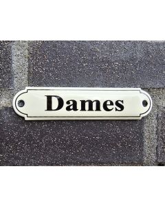 Naamplaat Dames Klassiek