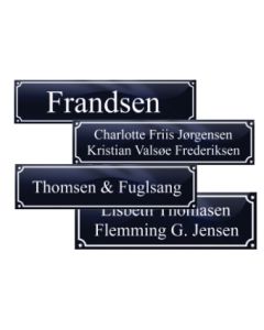 Danish name signs