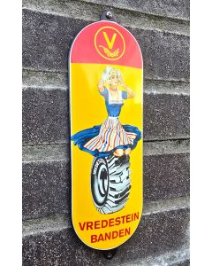 Emaille deurpostje Vredestein Banden
