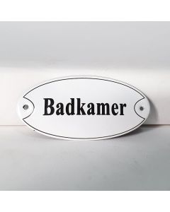 Naamplaatje Badkamer