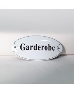 Naamplaatje Garderobe