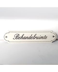 Naambordje Behandelruimte